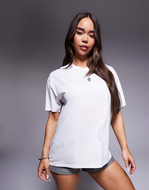 トップス CARORIE LIGHT MESH BIG T-SHIRT WHITE XXL Kaiia exclusive cotton rich Mon Cherie cherry back graphic
