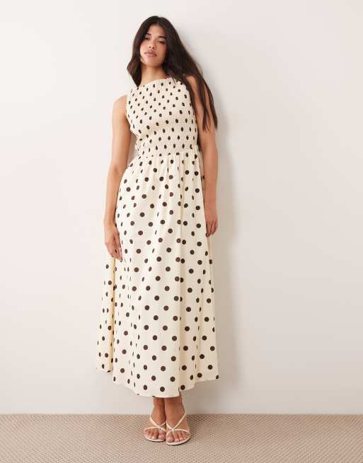 knee length dresses for ladies Kanya Floral Cotton Maxi Style Dress main image 1