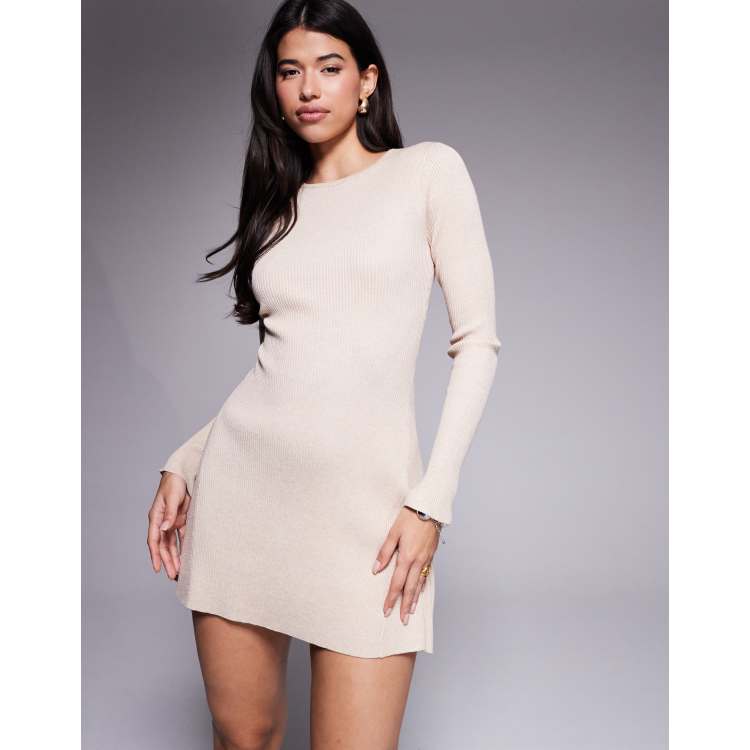 womens knit tank dress Knit Striped Tank Dress main image 1