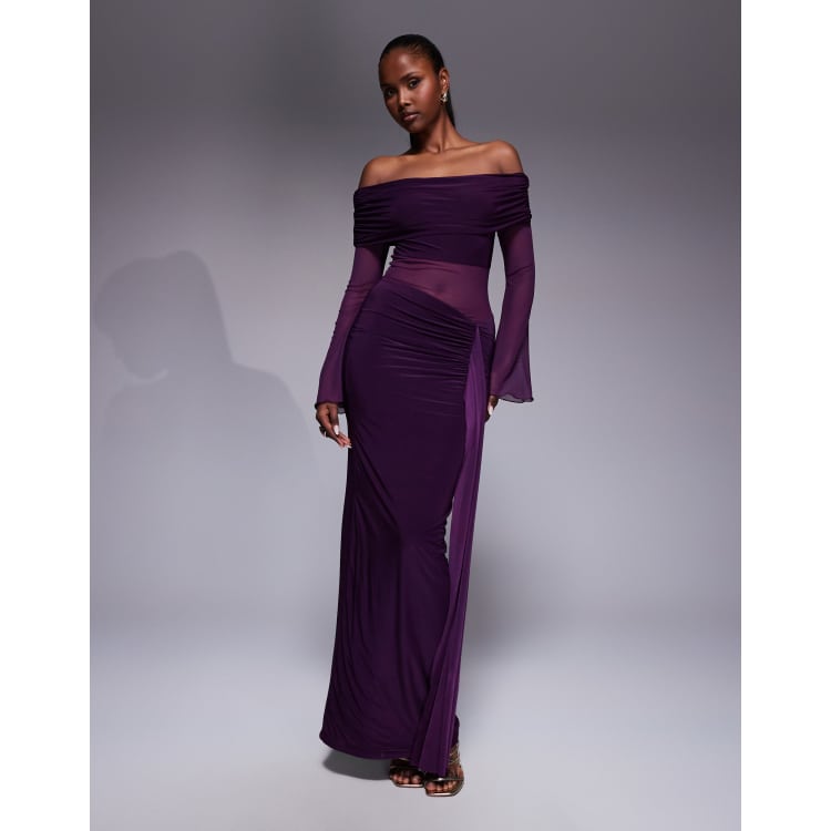 Kaiia exclusive double layered slinky foldover off the