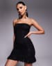 パーティードレス Black Ruffle Lace Mini Dress black-fiona-lace-bodycon-dress.jpg
