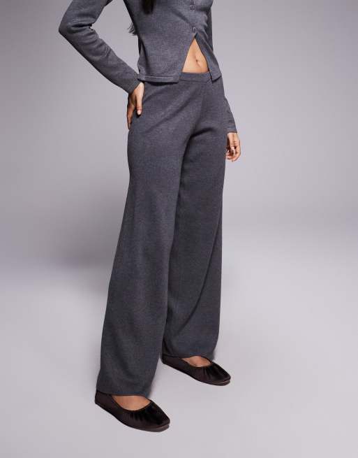 Kaiia – Exclusive – Gestrickte Hose in Grau, Kombiteil, 2 von 5