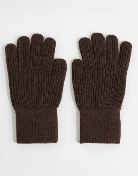 Kaiia exclusive gloves in chocolate - view 1