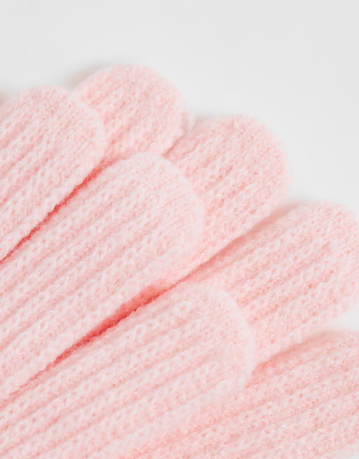 Kaiia exclusive gloves in light pink, 2 of 3