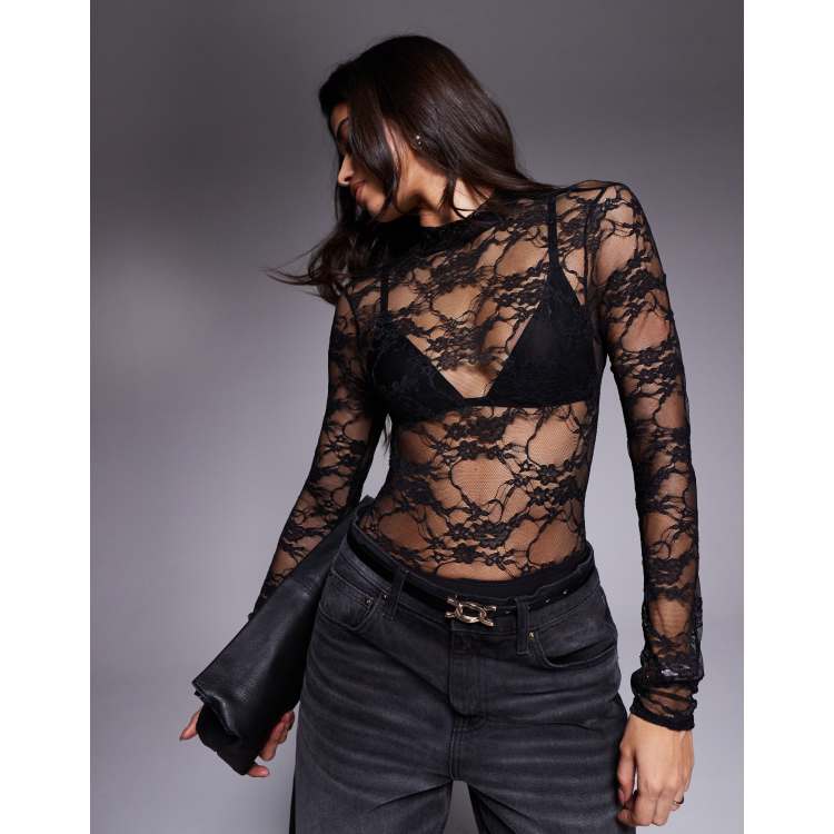 はる！CLANE BACK OPEN LACE BODYSUITブラック 208702986-1-black?$n_750w$&wid