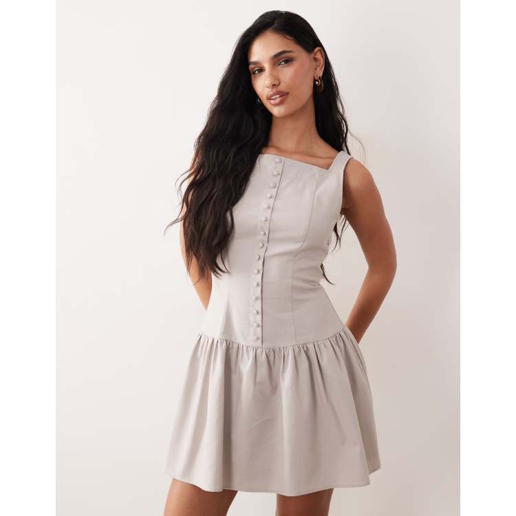 lined white dress ROVE Lightweight Cotton Tiered Dress main image 1