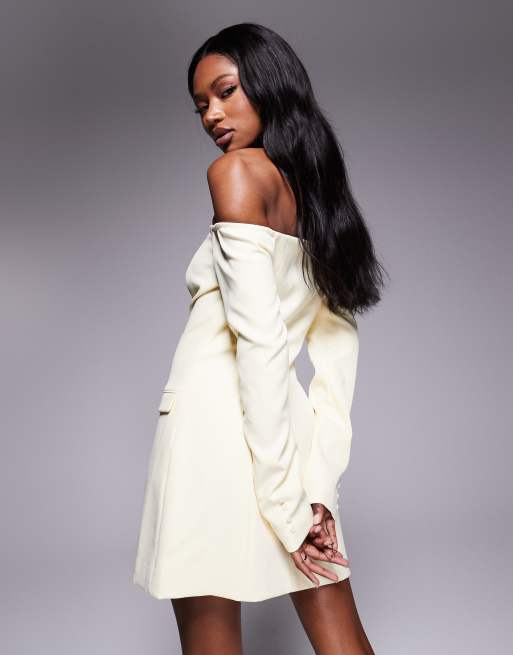 off the shoulder dress with pockets Extraordinary Vow White Off-the-Shoulder Maxi Dress with Pockets