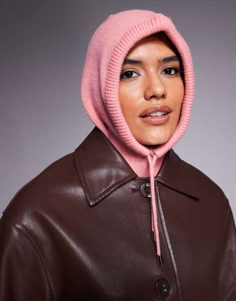 Kaiia – Exclusive – Rundschal in Rosa mit Bindedetail - view 1