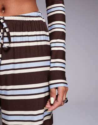 Kaiia Exclusive Super Soft Jersey Drawstring Pants In Multi
