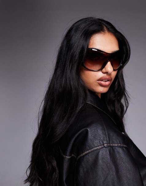 Kaiia Exclusive – Szylkretowe okulary przeciwsłoneczne oversize - view 1