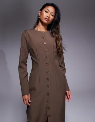 chinese dress ladies MILLIE dress in Dark Green  Trades of Hope