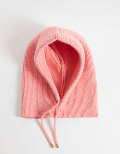 Kaiia exclusive tie detail snood in pink, 3 of 3