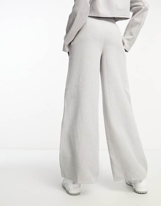 Kaiia - Exclusives - Broek met wijde pijpen in grijs, deel van co-ord set  , 4 van 4