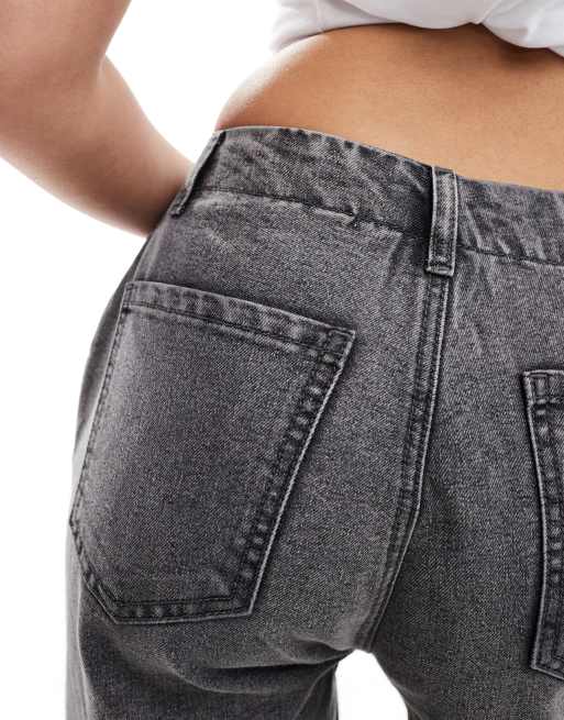 Kaiia - Exclusives - Jeans met wijde pijpen in grijs met wassing  , 5 van 5