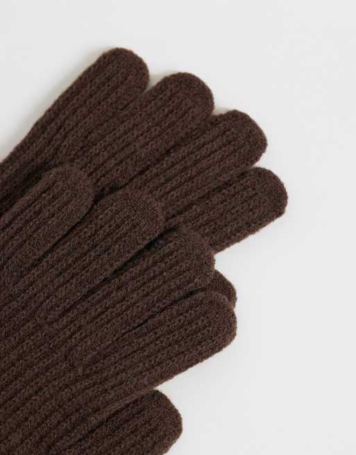 Kaiia exklusive Handschuhe in Schokobraun, 2 von 3