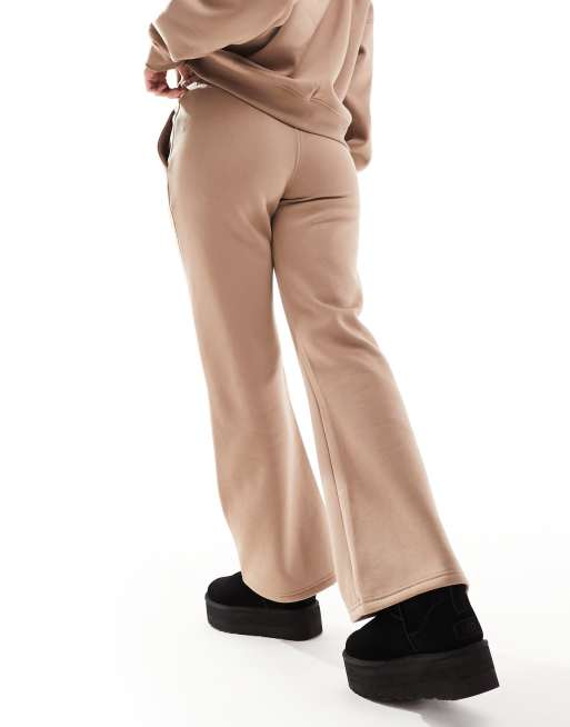 Kaiia logo wide leg trackies in caramel (part of a set), 2 of 5