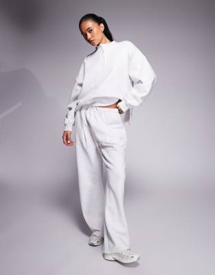 Kaiia Oversized Button Up Henley Sweatshirt In Multi