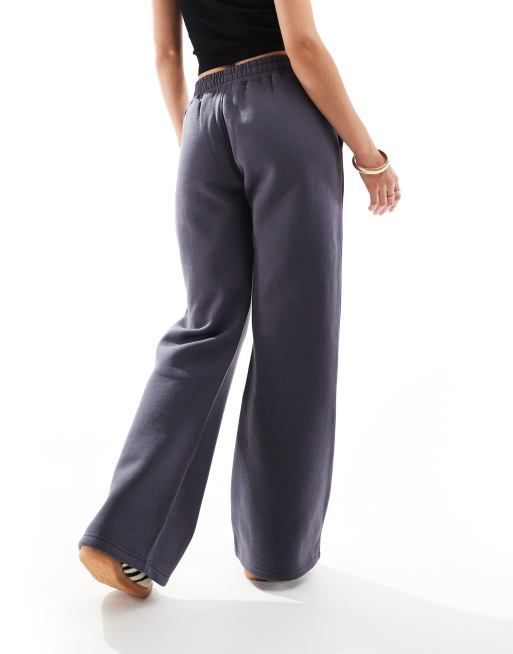 Kaiia Petite - Joggers a fondo ampio grigio scuro in misto cotone  , 5 di 5