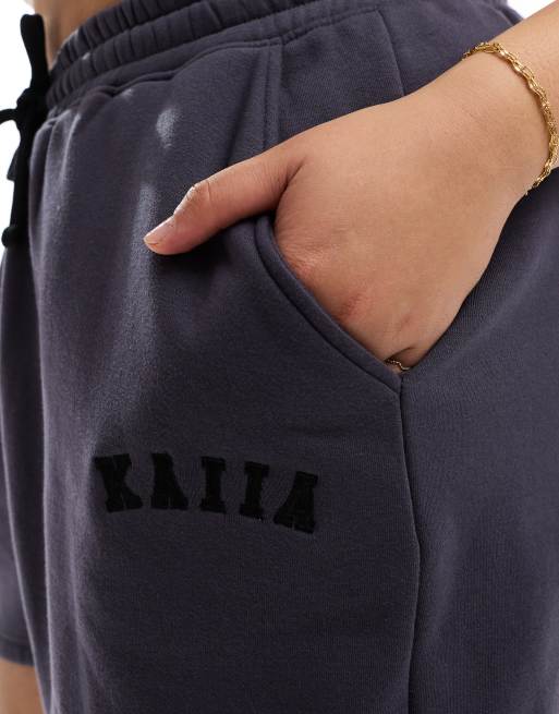 Dark grey sweat shorts best sale