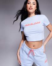 Juicy Couture Have No Fear baby tee in black | ASOS