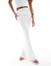 【INCHANT ME】Dear Double Layered Long Skirt Kaiia exclusive double layered slinky ruched maxi skirt in