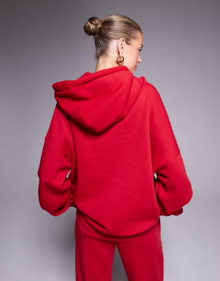 KAIIA SPORT EMBROIDERED SCRIPT LOGO HOODIE 