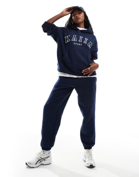 Navy blue on sale sweatshirt womens