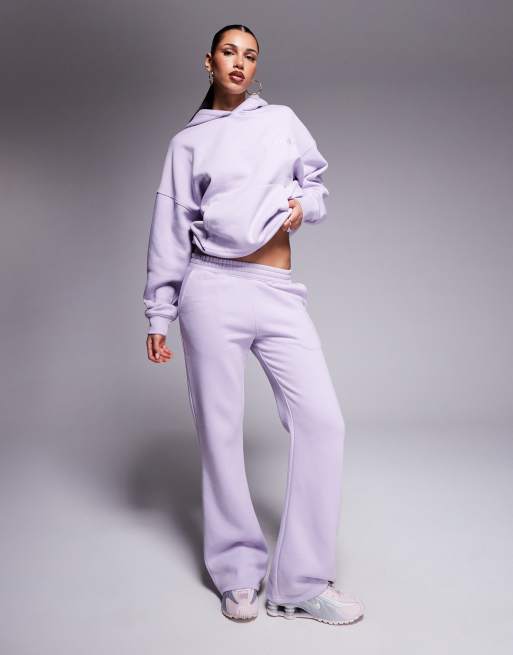 Kaiia Studio embroidered swirl logo pocket detail sweatpants in lilac and pink - part of a set