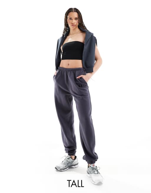 Kaiia Tall - Joggingbroek met boorden in donkergrijs