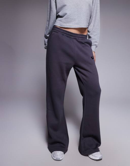 Damen Jogginghose Baumwolle High Waist - Loose Fit Sport Hose Mit Taschen