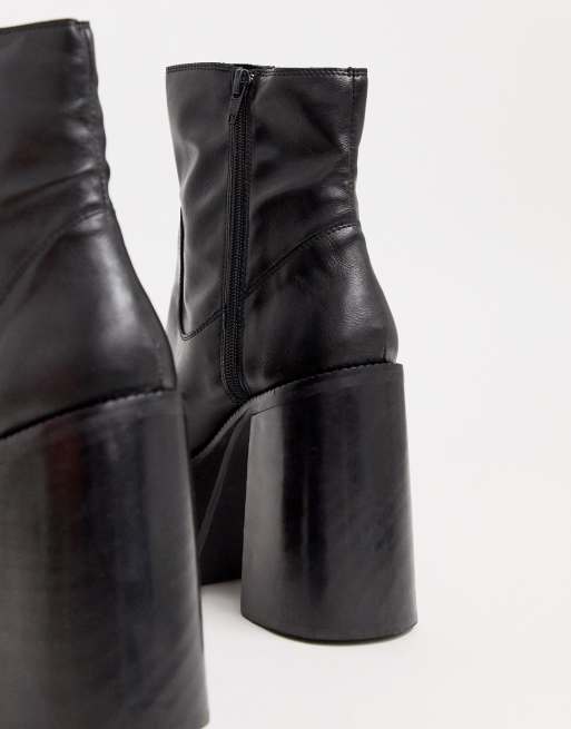 Chunky platform hot sale black boots