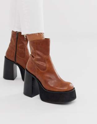 chunky platform boots