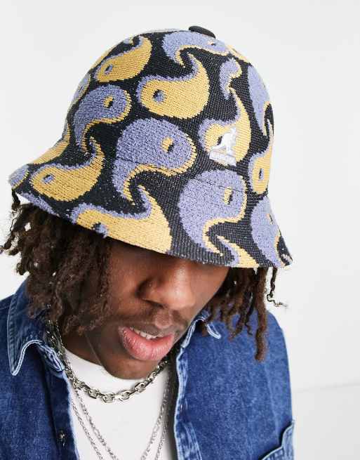 Yellow kangol bucket store hat