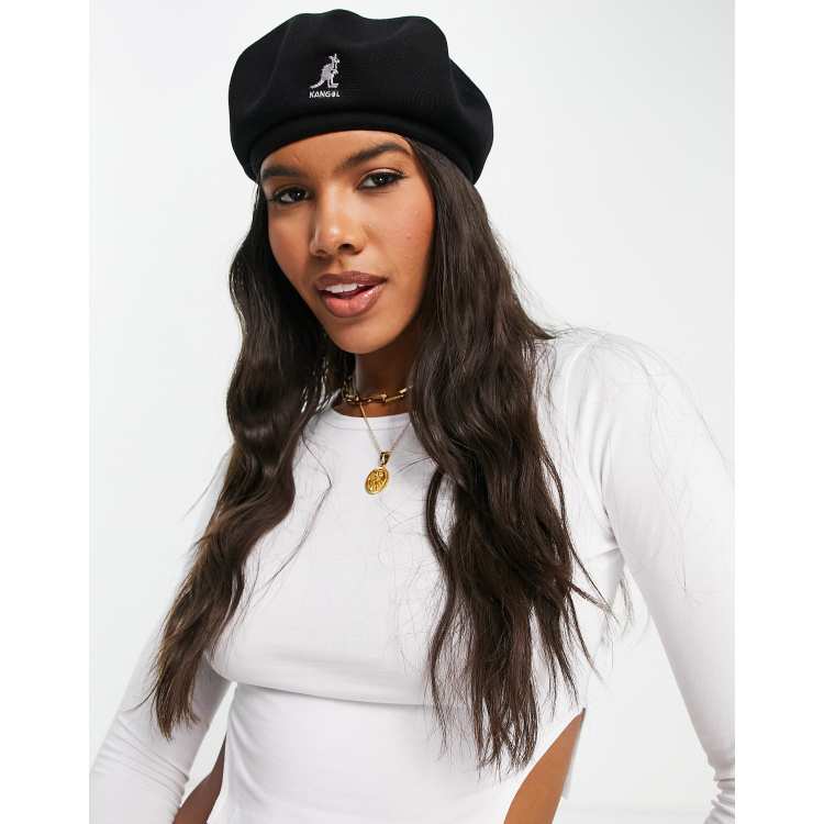 Kangol Bamboo Jax beret in black