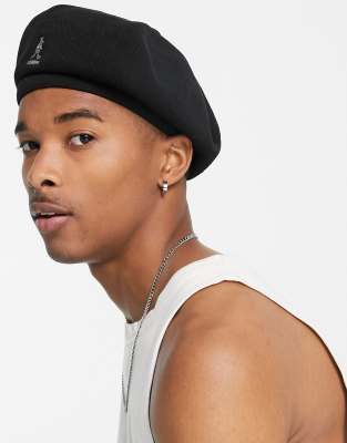 Kangol Bamboo Jax beret in black