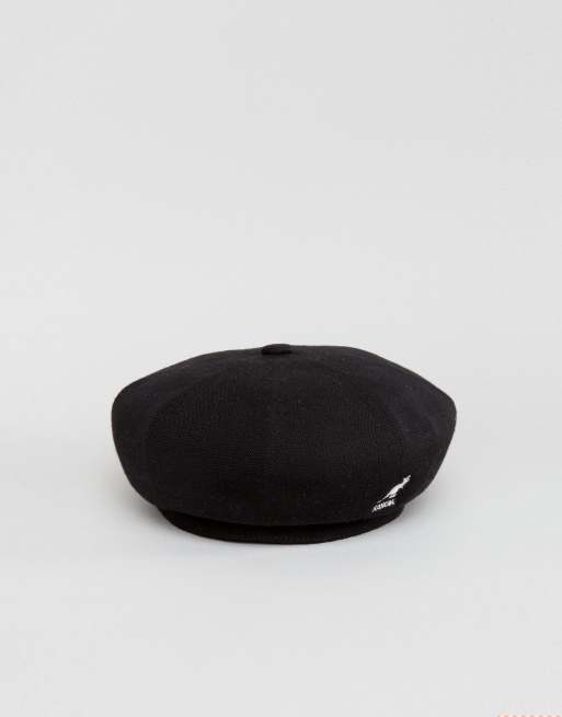 Kangol Beret in Black, 3 of 4