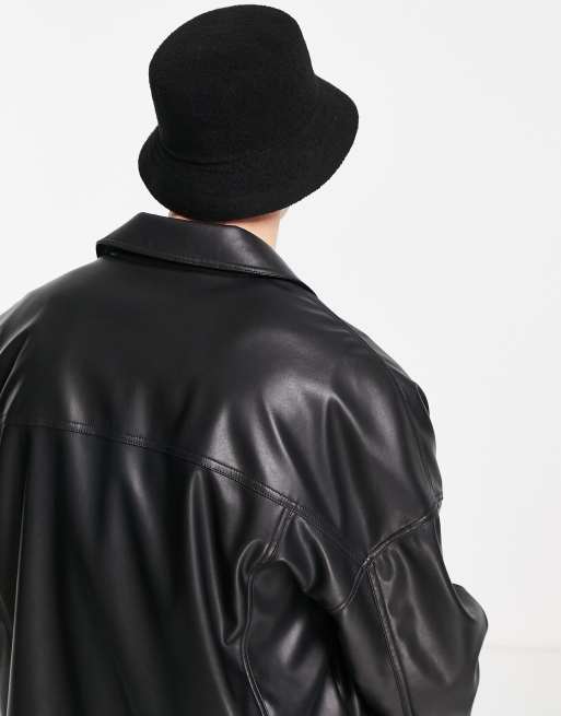 Kangol Bermuda bucket hat in black, 4 of 4