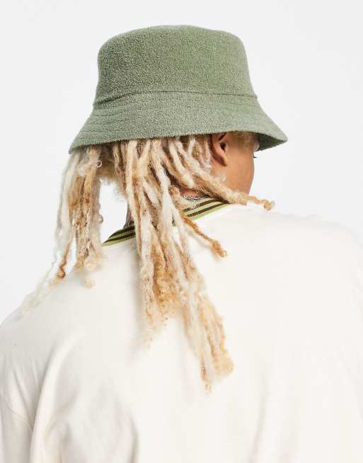 Kangol Bermuda bucket hat in oil green | ASOS