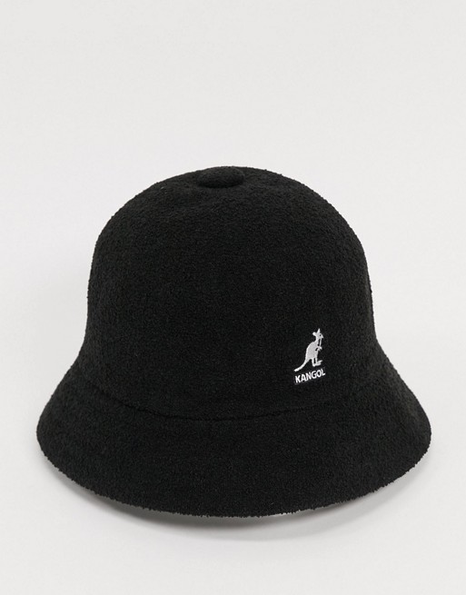 Kangol bermuda hat in black