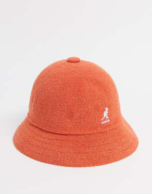 orange cloche hat