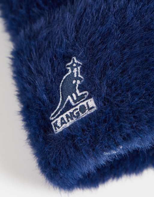 Kangol - Exclusivité - Bonnet en fausse fourrure - Bleu marine, 4 de 4
