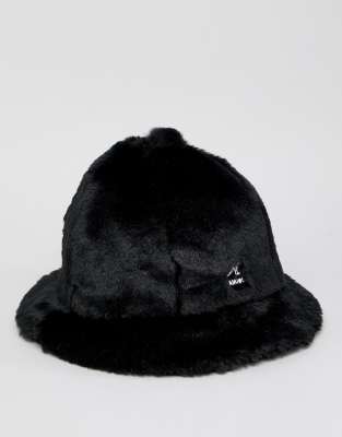 fluffy kangol bucket hat