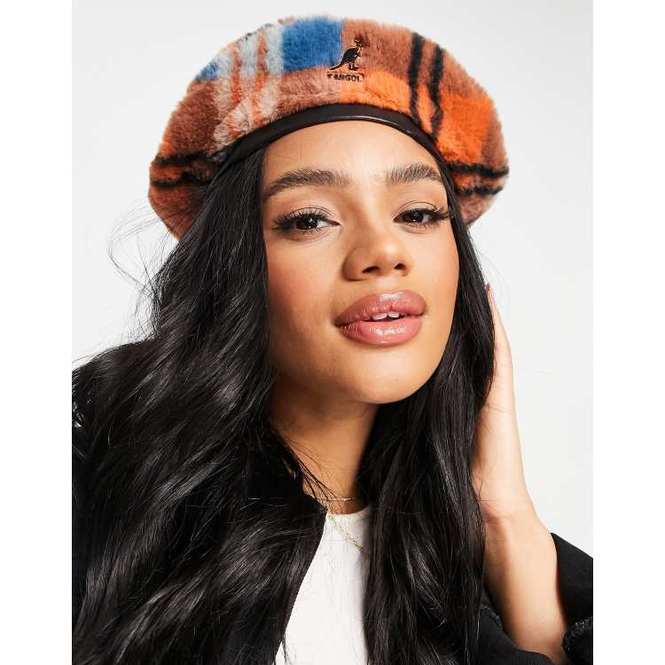 Fur store beret hat