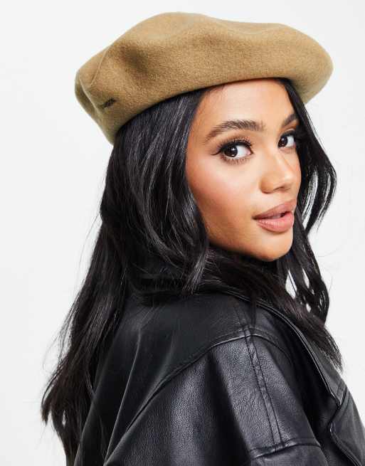 Kangol Modelaine beret in camel