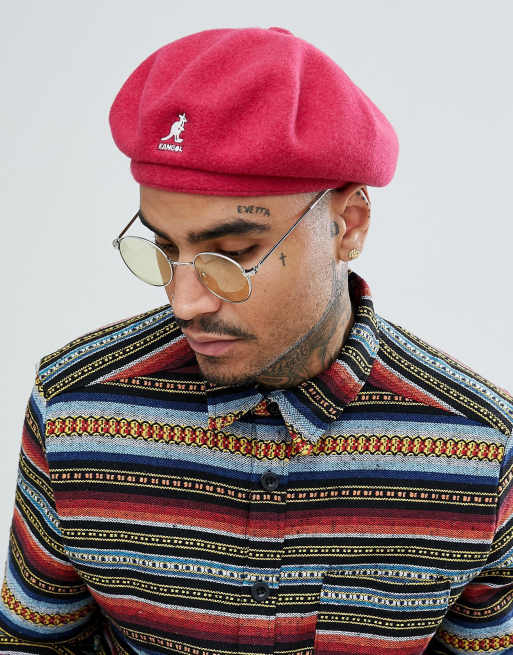 Kangol Wool Jax beret in pink