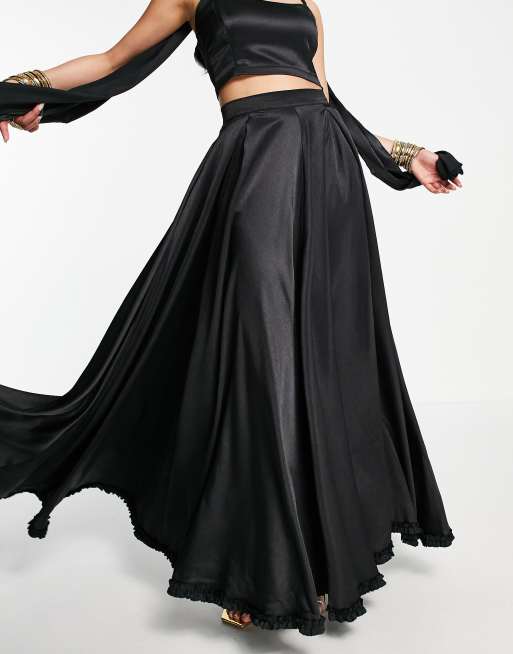 Black flare out outlet skirt