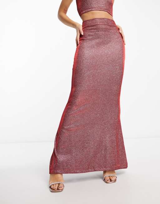 Fishtail sequin outlet skirt