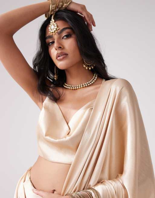 Gold spaghetti strap top best sale