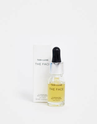 фото Капли для блестящего автозагара tan luxe the face - светлый/средний 10 мл-бесцветный