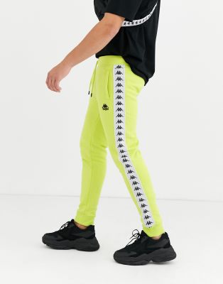 lime green kappa pants